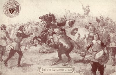 公元1643年，Lansdown之战 作者 英语学校
